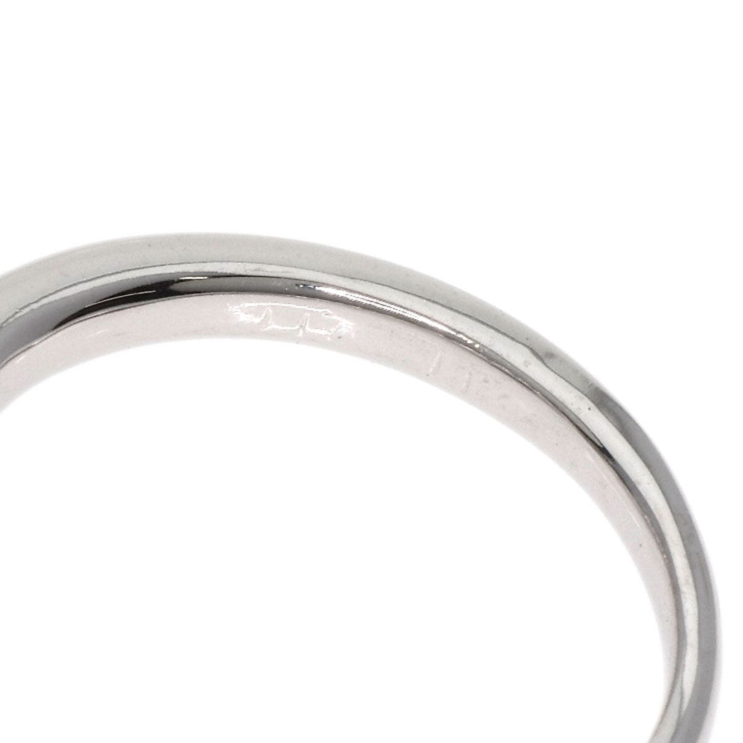 Ponte Vecchio Ring K18WG Silver Flower Diamond