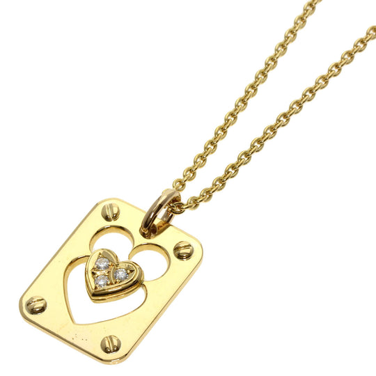 Dior Necklace 18K Yellow Gold gold Heart motif diamond