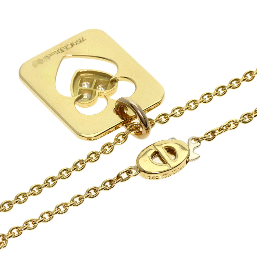 Dior Necklace 18K Yellow Gold gold Heart motif diamond