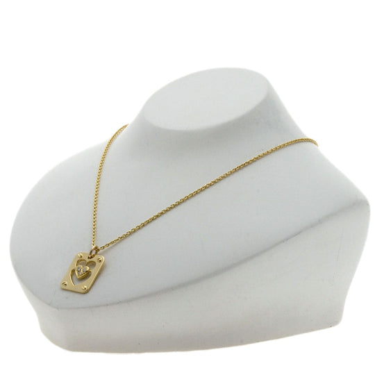 Dior Necklace 18K Yellow Gold gold Heart motif diamond