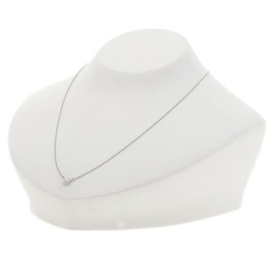 TIFFANY&Co. Necklace PT950 Silver By the yard diamond