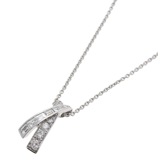 GRAFF Necklace K18WG Silver Kiss Diamond