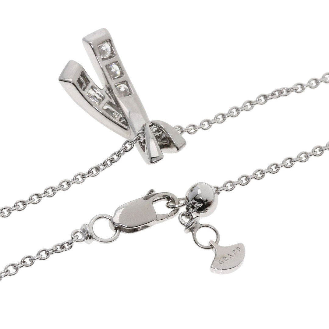 GRAFF Necklace K18WG Silver Kiss Diamond