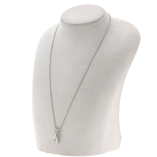 GRAFF Necklace K18WG Silver Kiss Diamond