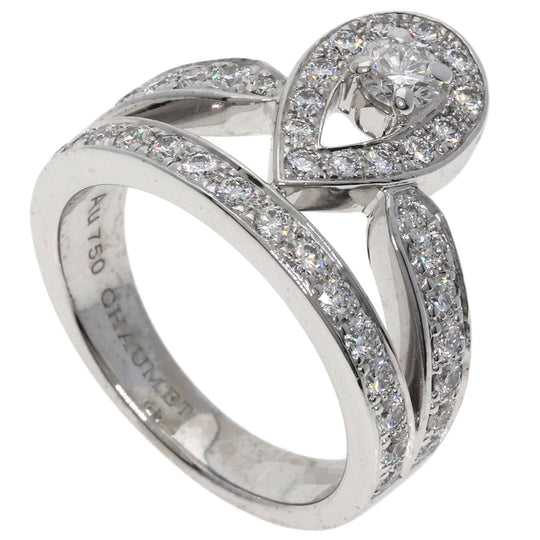 Chaumet Ring K18WG Silver Josephine Tiara Diamond #51