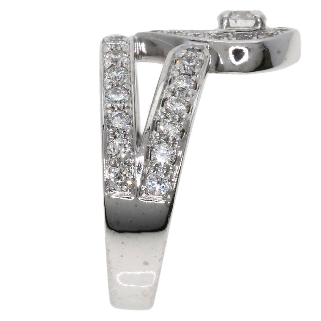 Chaumet Ring K18WG Silver Josephine Tiara Diamond #51