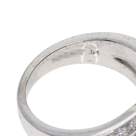 Chaumet Ring K18WG Silver Josephine Tiara Diamond #51