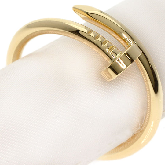 CARTIER Ring 18K Yellow Gold gold Juste Uncre #72 mens Used Authentic