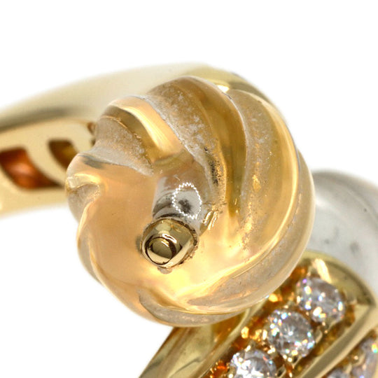 Boucheron Ring 18K Yellow Gold gold Rock crystal diamond