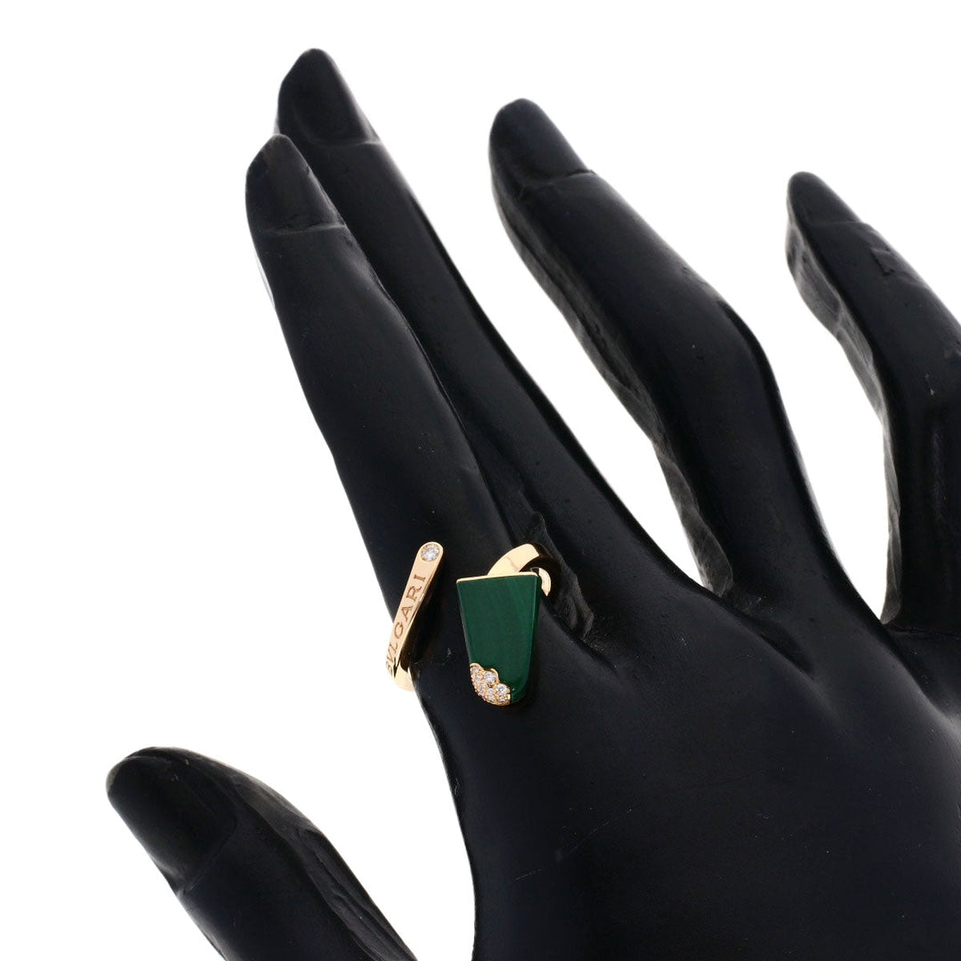 BVLGARI Ring 18K Pink Gold gold BVLGARI BVLGARI Gelati Malachite Diamond #50