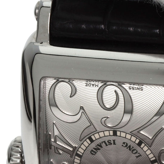 FRANCK MULLER Watches Quartz 902QZ Stainless Steel, Leather Silver Long Island Silver dial Women Used Authentic