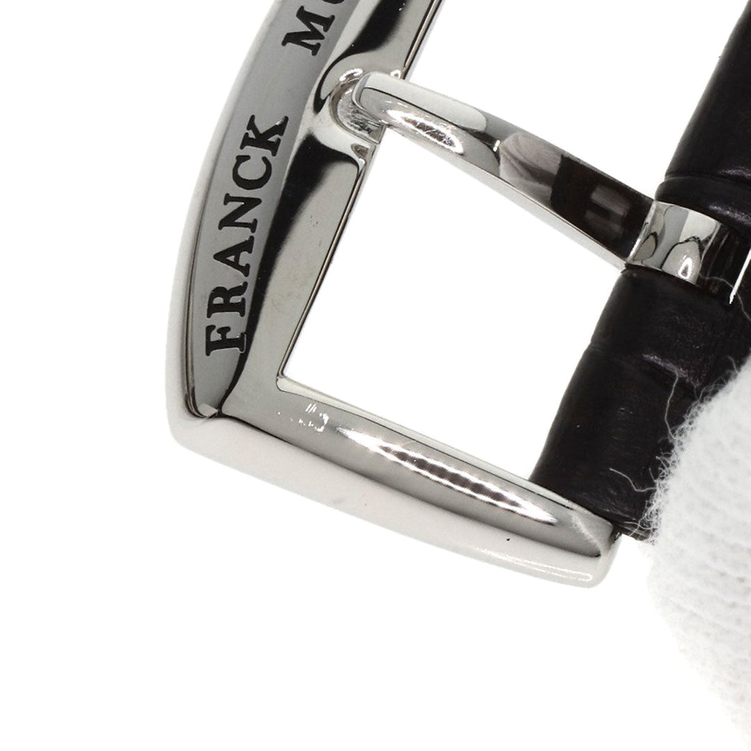 FRANCK MULLER Watches Quartz 902QZ Stainless Steel, Leather Silver Long Island Silver dial Women Used Authentic