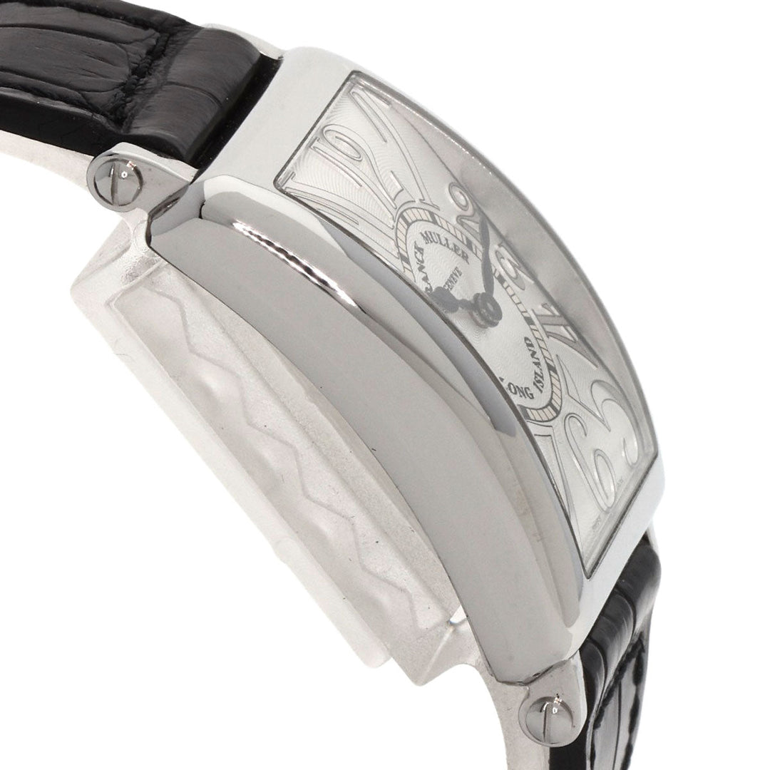 FRANCK MULLER Watches Quartz 902QZ Stainless Steel, Leather Silver Long Island Silver dial Women Used Authentic