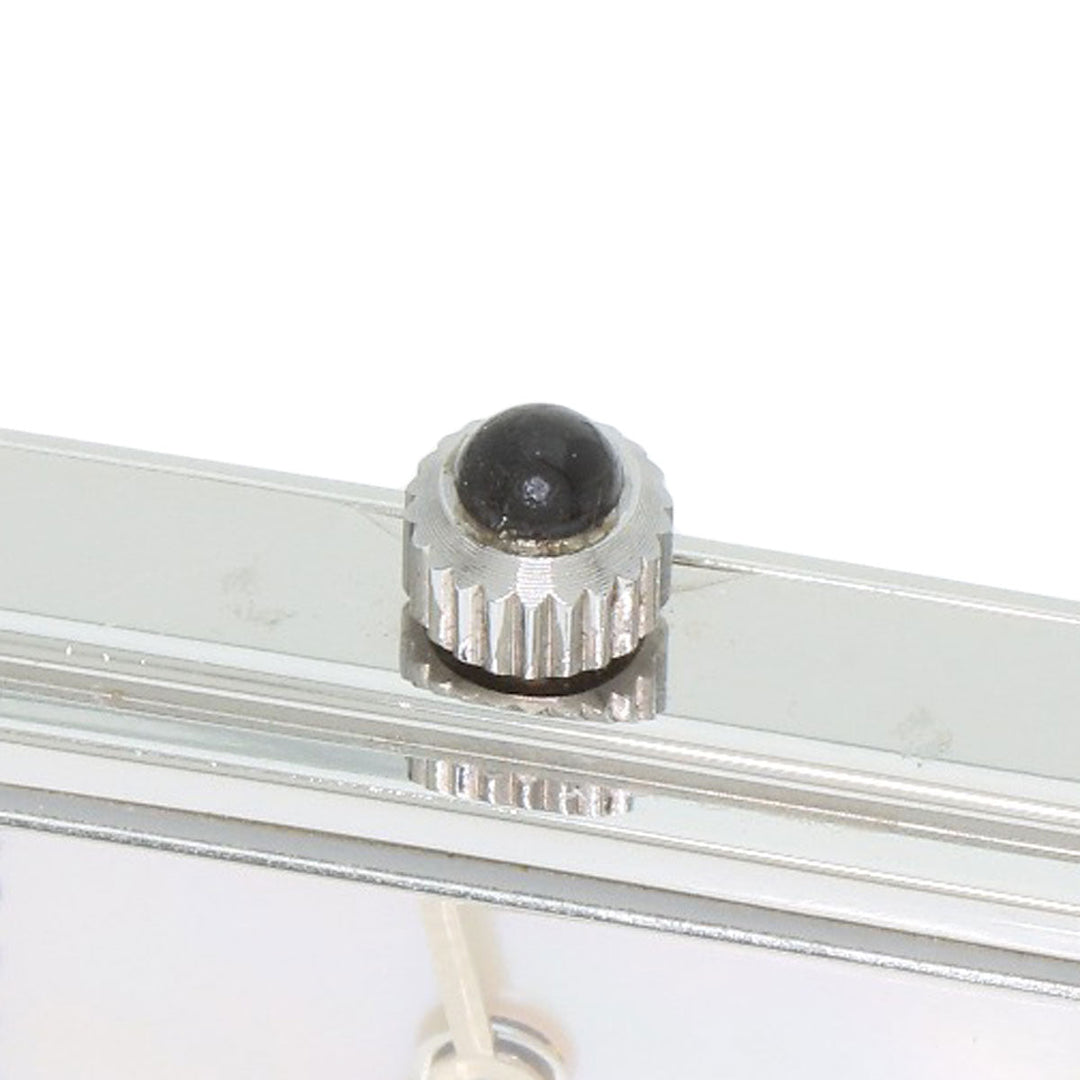 GUCCI Watches Quartz 1500L Stainless Steel , Stainless Steel Silver Square face White shell dial Women Used Authentic