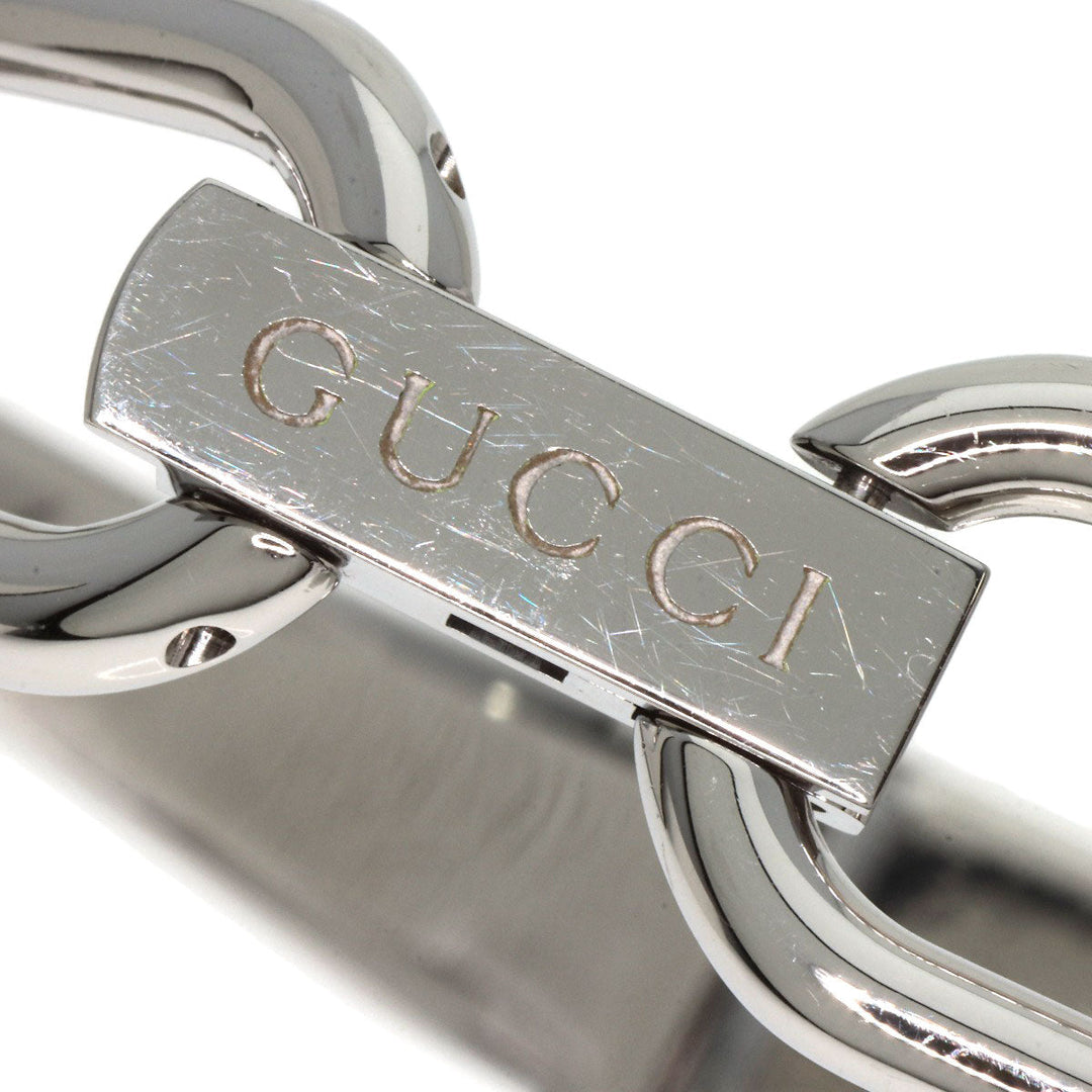 GUCCI Watches Quartz 1500L Stainless Steel , Stainless Steel Silver Square face White shell dial Women Used Authentic