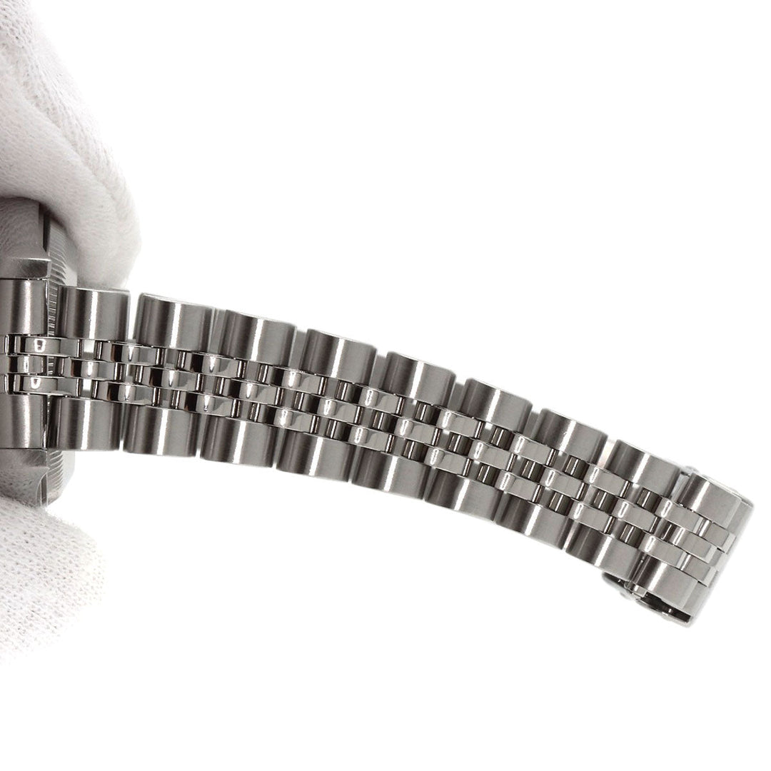 ROLEX Watches Mechanical Automatic 69174G Stainless Steel , Stainless Steel , K18WG Silver Datejust 10P Diamond Silver dial Women Used Authentic