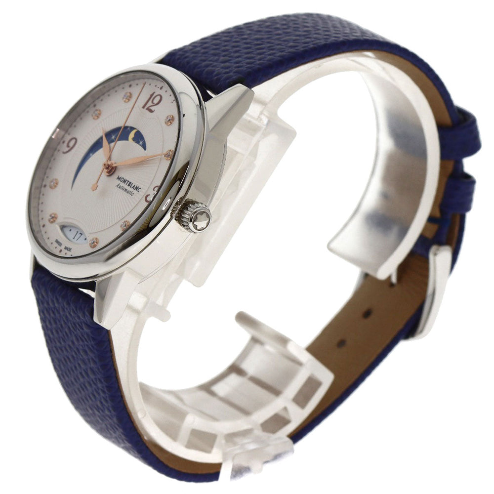 MONTBLANC Watches Mechanical Automatic 119935 Stainless Steel Silver Boheme Day & Night 1.3" Silver dial
