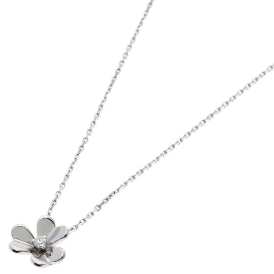 Van Cleef & Arpels Necklace K18WG Silver Frivole Small Diamond
