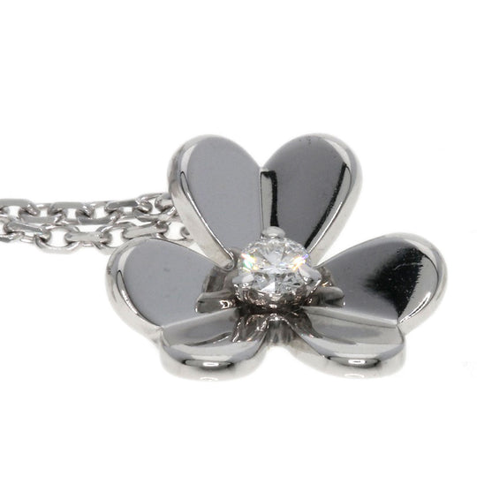 Van Cleef & Arpels Necklace K18WG Silver Frivole Small Diamond