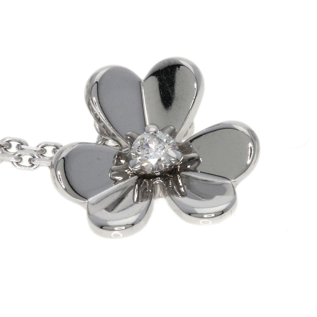Van Cleef & Arpels Necklace K18WG Silver Frivole Small Diamond