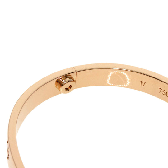 CARTIER bracelet 18K Pink Gold gold Love Breath No Driver #17 Women Used Authentic