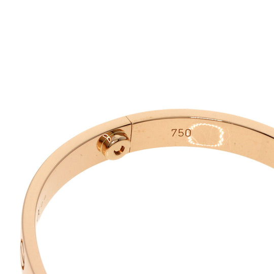 CARTIER bracelet 18K Pink Gold gold Love Breath No Driver #17 Women Used Authentic