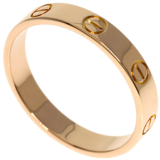 CARTIER Ring 18K Pink Gold gold Mini Love Ring #57