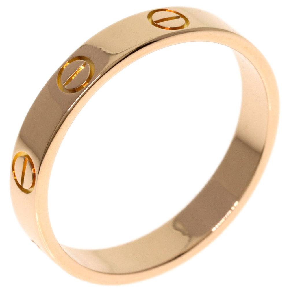 CARTIER Ring 18K Pink Gold gold Mini Love Ring #57