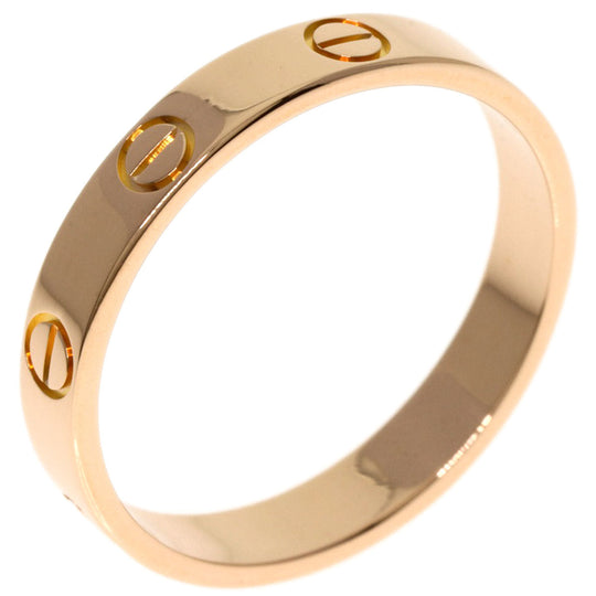 CARTIER Ring 18K Pink Gold gold Mini Love Ring #57