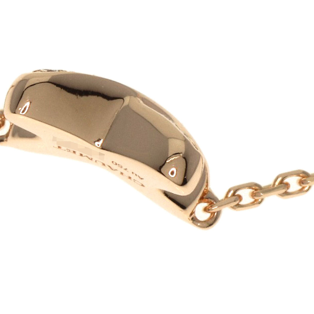 Chaumet Necklace 18K Pink Gold gold Lian Diamond Women Used Authentic