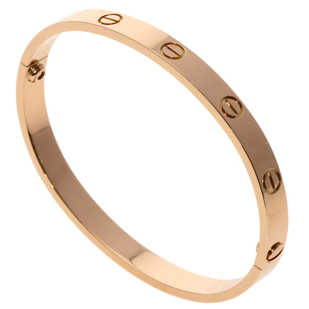 CARTIER bracelet 18K Pink Gold gold Love Breath No Driver #17