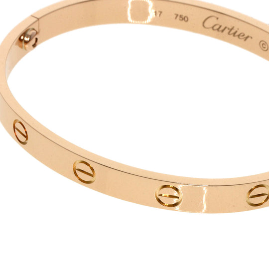 CARTIER bracelet 18K Pink Gold gold Love Breath No Driver #17