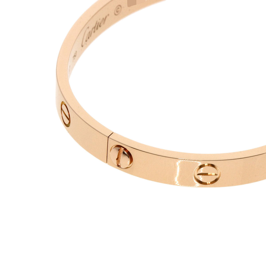 CARTIER bracelet 18K Pink Gold gold Love Breath No Driver #17