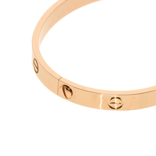 CARTIER bracelet 18K Pink Gold gold Love Breath No Driver #17