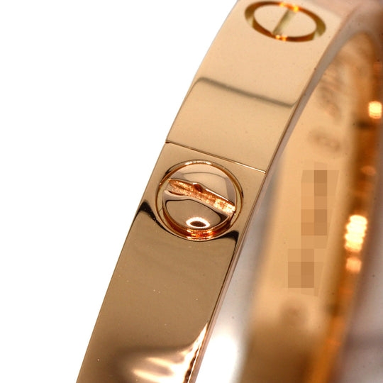 CARTIER bracelet 18K Pink Gold gold Love Breath No Driver #17