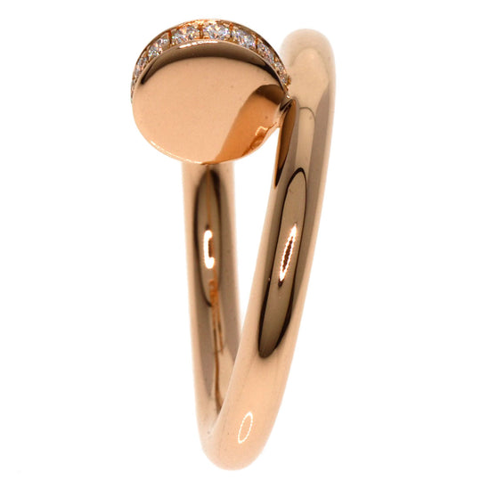 CARTIER Ring 18K Pink Gold gold Juste un Clou Classic Model Diamond #51