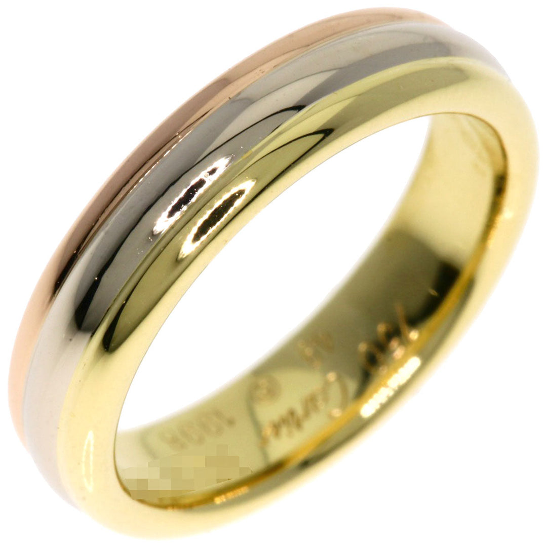 CARTIER Ring 18K Yellow Gold gold Three colors # 49