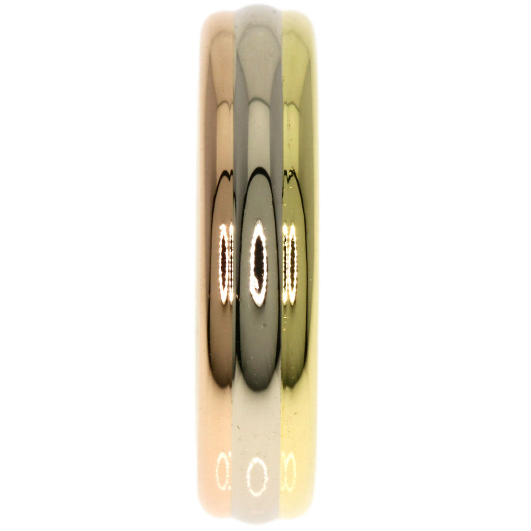 CARTIER Ring 18K Yellow Gold gold Three colors # 49