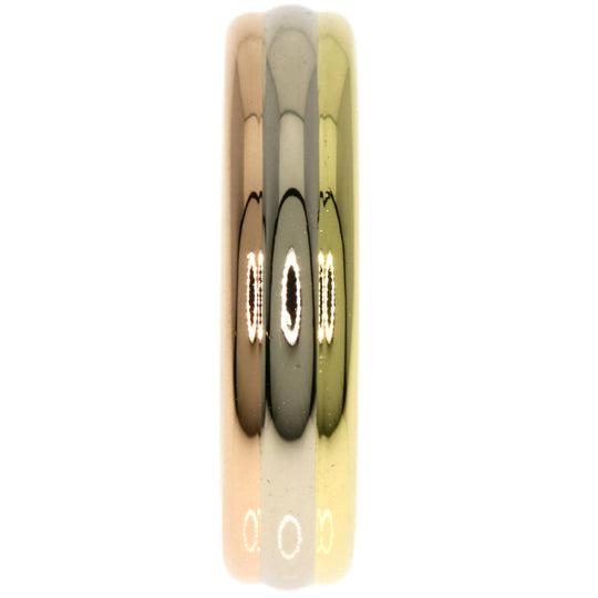 CARTIER Ring 18K Yellow Gold gold Three colors # 49