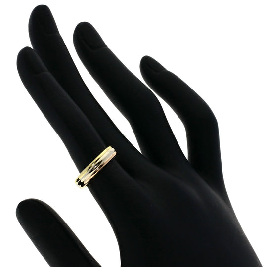 CARTIER Ring 18K Yellow Gold gold Three colors # 49