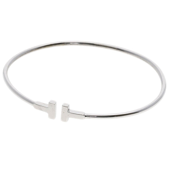 TIFFANY&Co. bracelet K18WG Silver T wire
