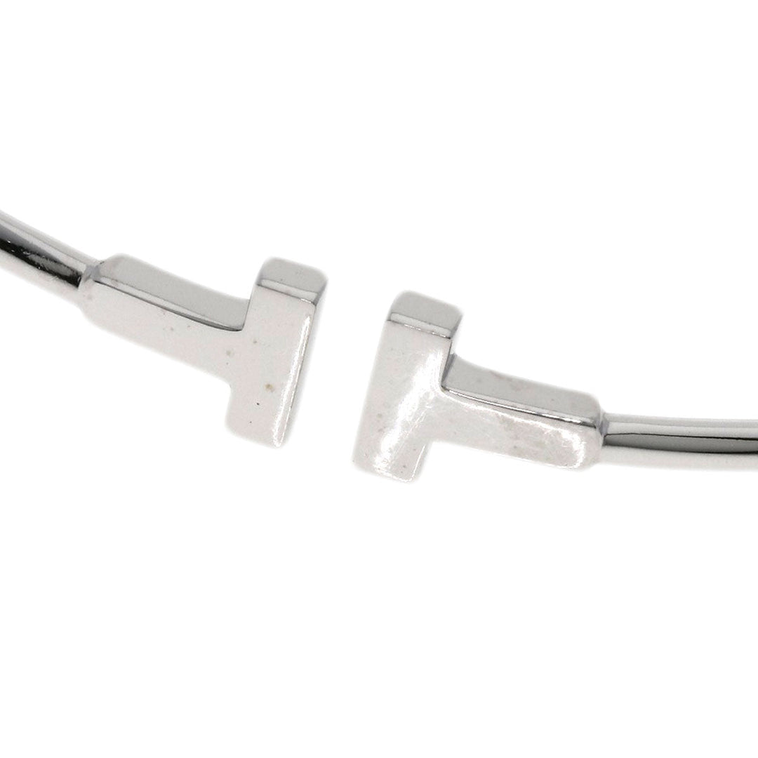 TIFFANY&Co. bracelet K18WG Silver T wire