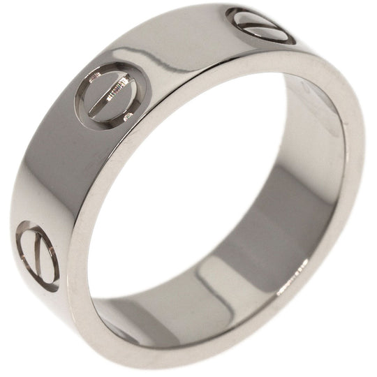 CARTIER Ring K18WG Silver Love Ring #51
