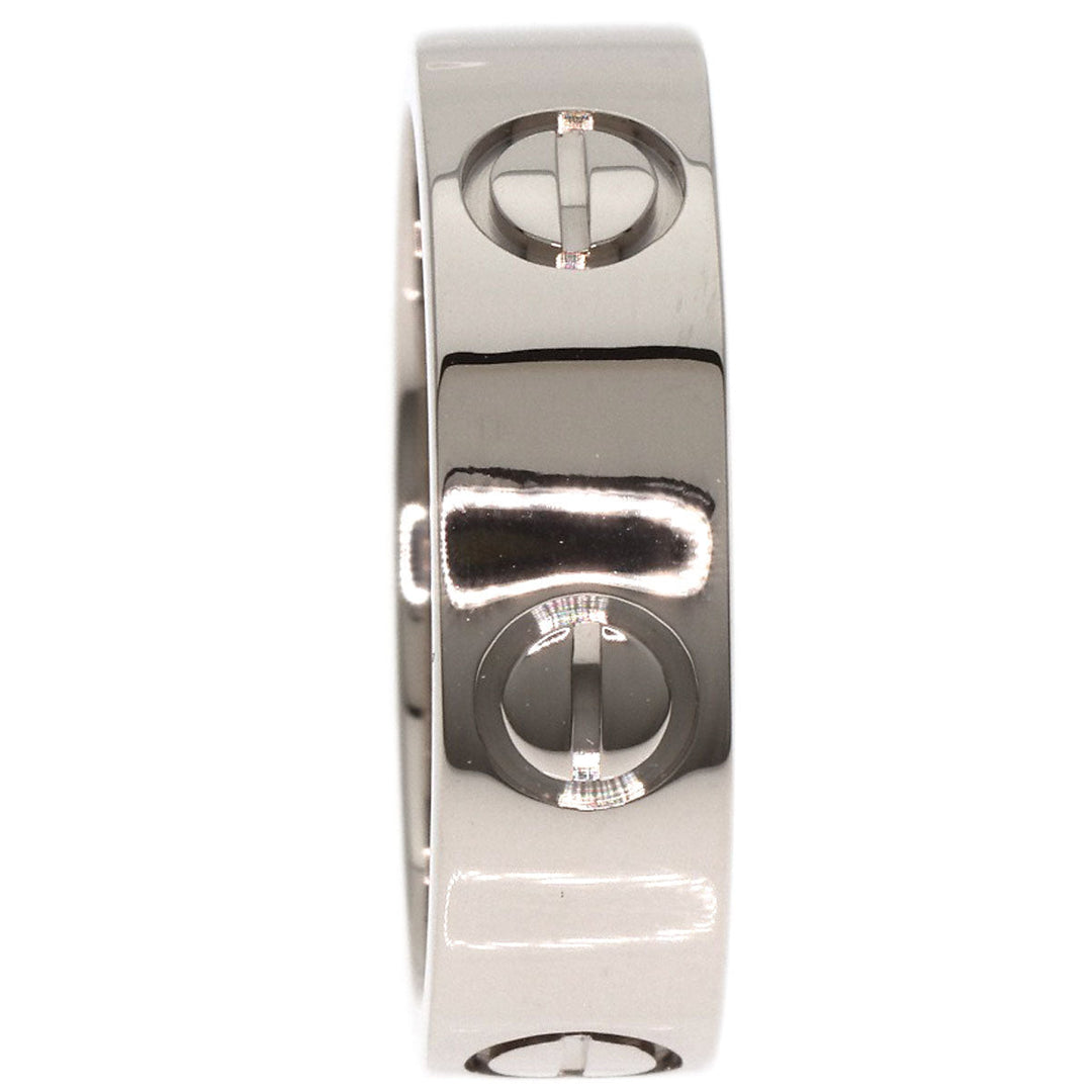 CARTIER Ring K18WG Silver Love Ring #51