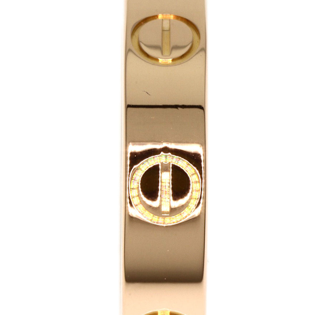 CARTIER Ring 18K Pink Gold gold Love Ring #48 Women Used Authentic