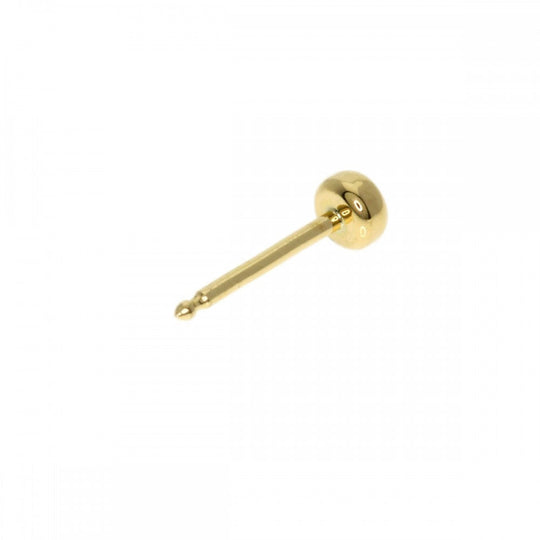 LOUIS VUITTON Pierce 18K Yellow Gold gold Creole Monogram Idylle Diamond Single Earring Women Used Authentic