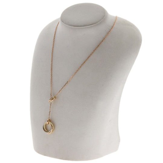 CARTIER Necklace 18K Yellow Gold gold Trinity diamond