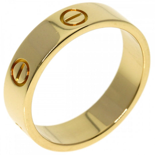 CARTIER Ring 18K Yellow Gold gold Love Ring #64 mens Used Authentic