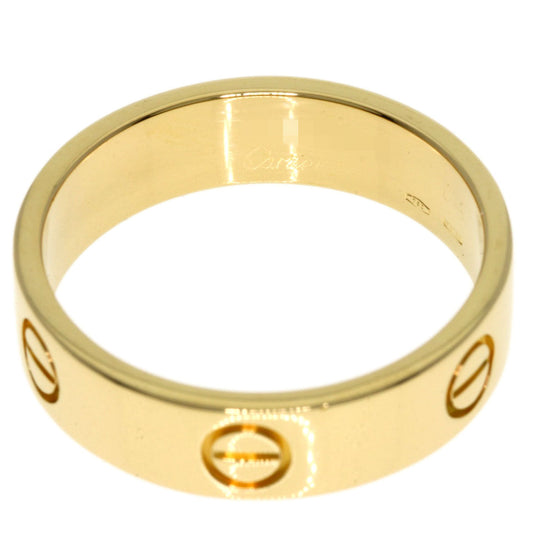 CARTIER Ring 18K Yellow Gold gold Love Ring #64 mens Used Authentic