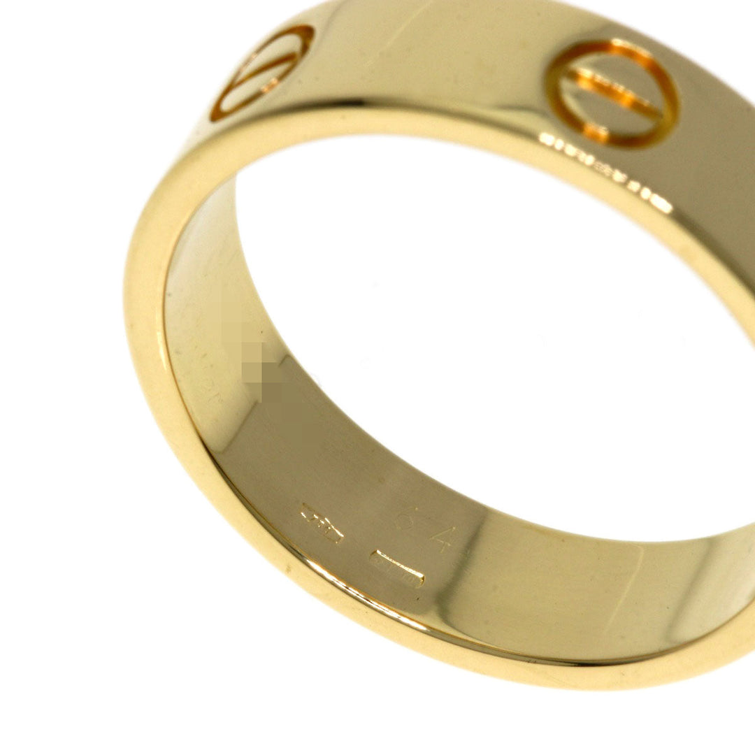 CARTIER Ring 18K Yellow Gold gold Love Ring #64 mens Used Authentic
